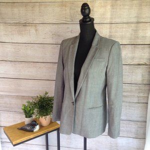 Gray Banana Republic Lined Blazer